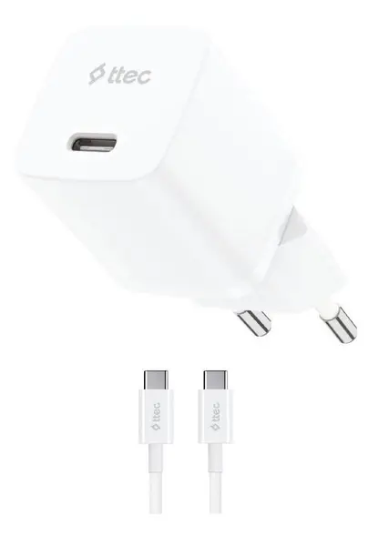 Încărcător Ttec – SmartCharger, 20W, alb