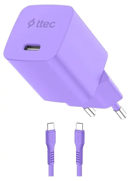 Încărcător ttec - SmartCharger, 45W, USB-C, violet