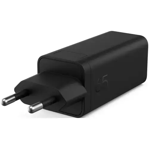 Incarcator universal pentru laptop HP Gallium Nitride, 65W, Negru