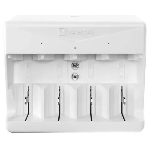 Incarcator universal Varta 57658101401, fara baterie, Alb
