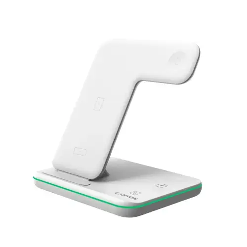 Incarcator wireless 3in1 Canyon WS-303, 15W (Alb)