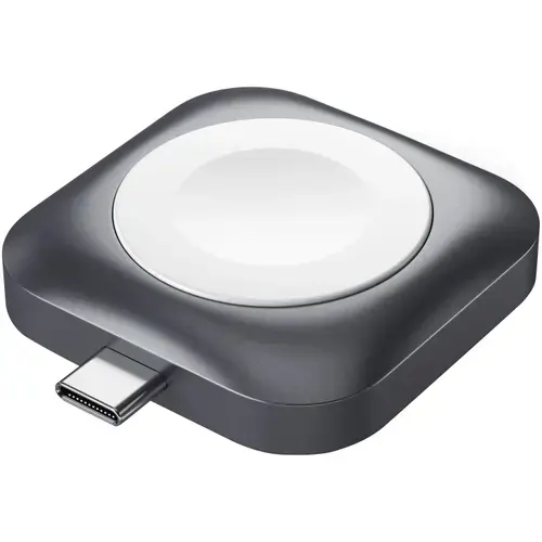 Incarcator Wireless Satechi Magnetic, pentru Apple Watch, 5W (Negru)