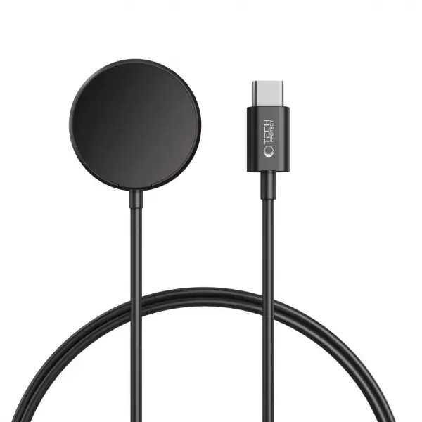 Incarcator Wireless Tech-Protect MC03 Ultraboost pentru Samsung Galaxy Watch Series, USB-C, Negru
