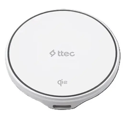 Încărcător wireless Ttec – AirCharger M Pro, 15W, Qi2, alb