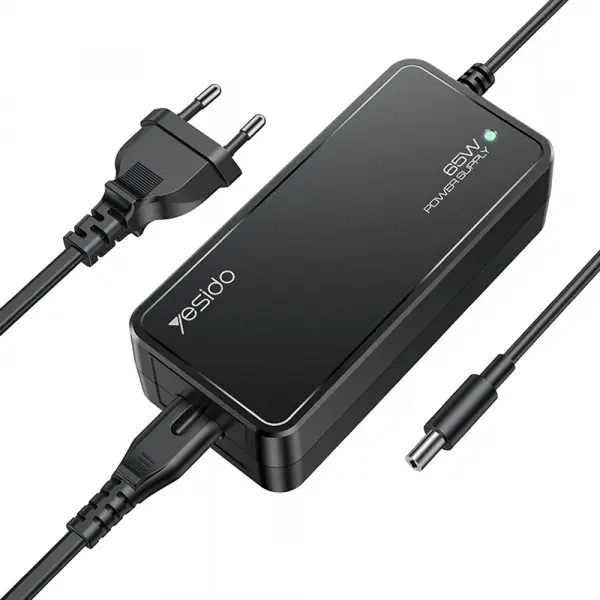 Incarcator Yesido CG11E, 65W, Universal, Negru
