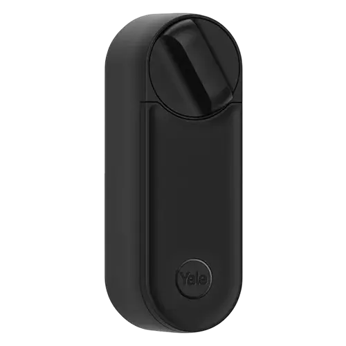 Încuietoare inteligentă fără cheie Yale Linus L2, Wi-Fi 2.4/5 GHz + Bluetooth 5.3, acumulator Li-ion, negru mat, YALE-LINUS-SL-103/B