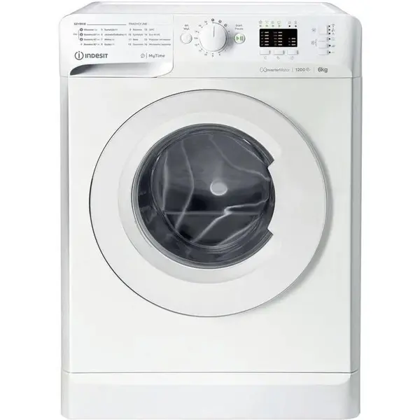 INDESIT Masina de spalat Indesit MTWSA 61294 W, 6kg, 1200 rpm, Control echilibrare incarcatura, Alb