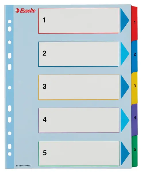 Index Esselte A4 Maxi 1-5 reinscriptibil Index Esselte A4 Maxi 1-5 reinscriptibil