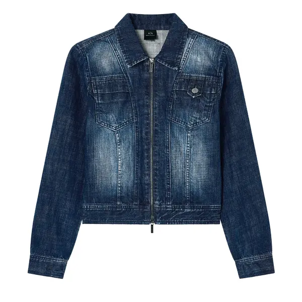 Indigo denim jacket L