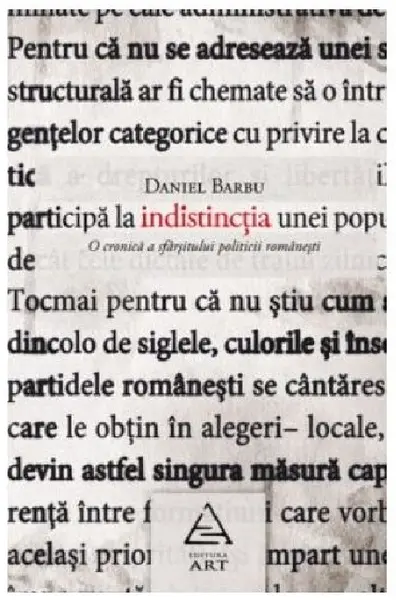 Indistinctia | Daniel Barbu