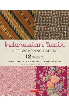 Indonesian Batik Gift Wrapping Papers: 12 Sheets of High-Quality 18 X 24 Inch Wrapping Paper - Periplus Editors