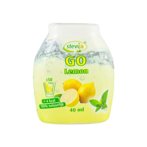 Indulcitor pe Baza de Stevie cu Aroma de Lamaie, 40 ml, Stevija