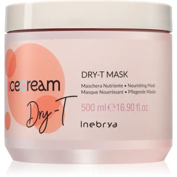 Inebrya Ice Cream Dry-T Mask masca hranitoare pantru par uscat si deteriorat 500 ml