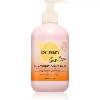 Inebrya Sun Care 2 in 1 Conditioning Mask Masca de par pentru par expus la soare
