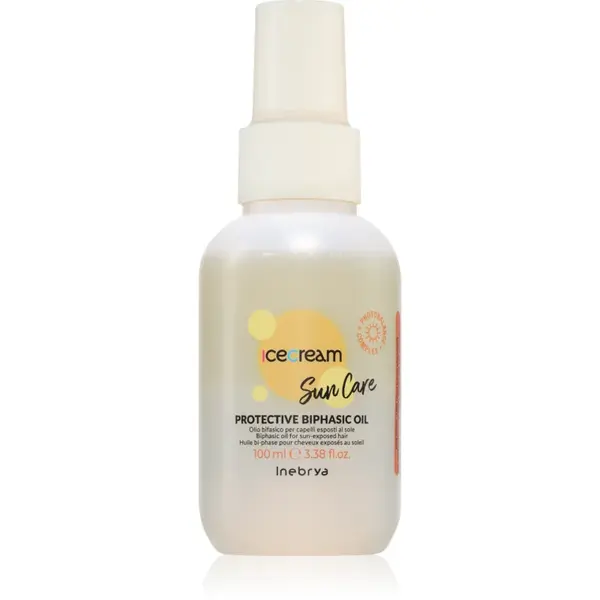 Inebrya Sun Care Protective Biphasic Oil ulei pentru par expus la soare 100 ml