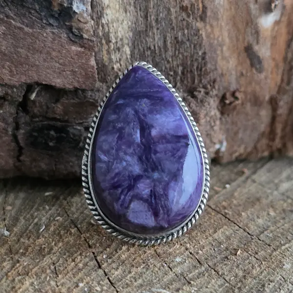 Inel argint charoit | Model 3