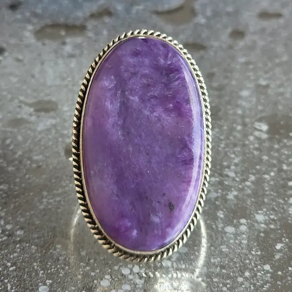 Inel argint charoit | Model 5