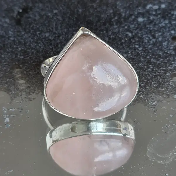 Inel argint cuart roz | ROSE 3