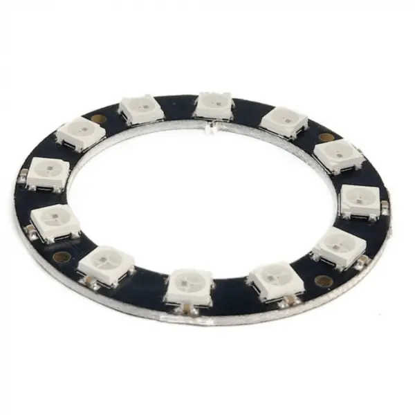 Inel cu 12 LED-uri RGB5050 WS2812