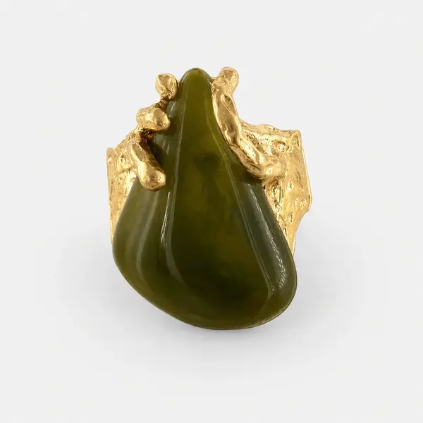 Inel dama statement auriu reglabil Olive