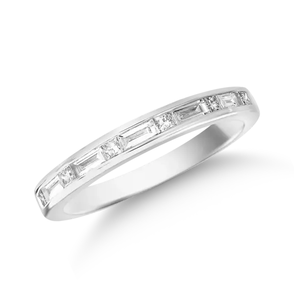 Inel din aur alb cu diamante de 0.3ct