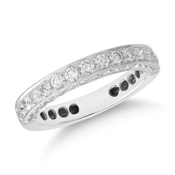 Inel din aur alb cu diamante de 1.25ct