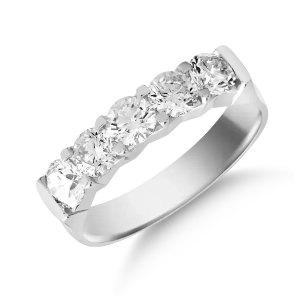 Inel din aur alb cu diamante de 1.3ct