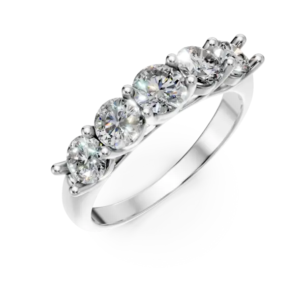 Inel din aur alb cu diamante de 1.58ct