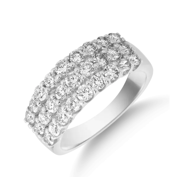 Inel din aur alb cu diamante de 1ct