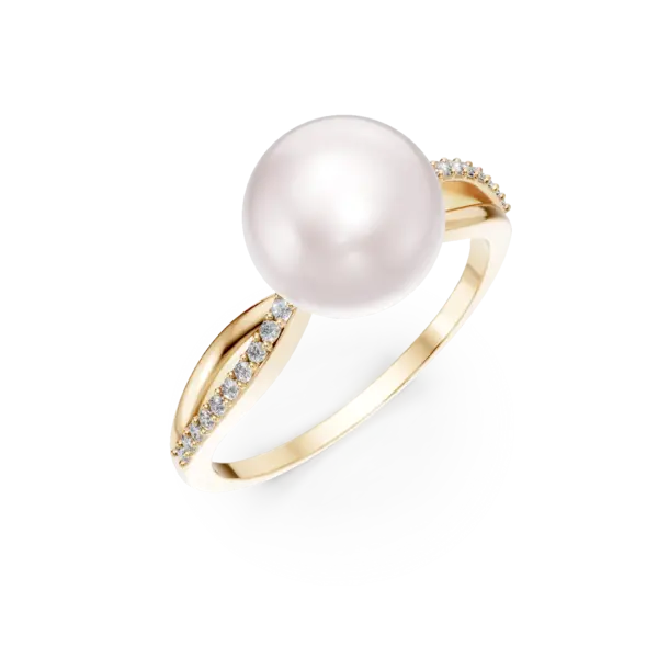 Inel din aur galben