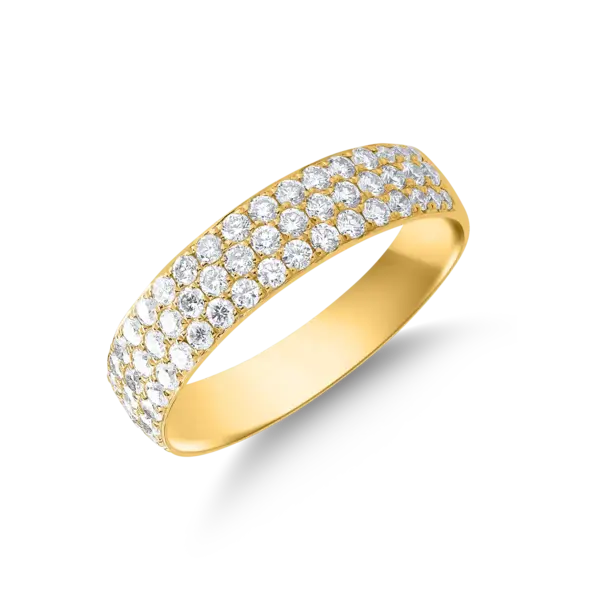 Inel din aur galben cu diamante de 0.9ct