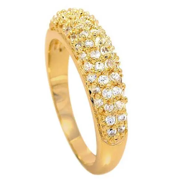 Inel elegant placat cu aur 18K