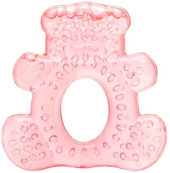 Inel gingival Lorelli Baby Care - Urs, Shell pink