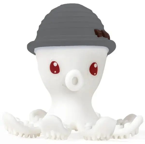 Inel gingival - Ollie Octopus - Grey | Mombella