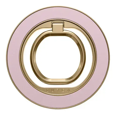 Inel magnetic Burga pentru telefon Your best Gold (Roz/Auriu)