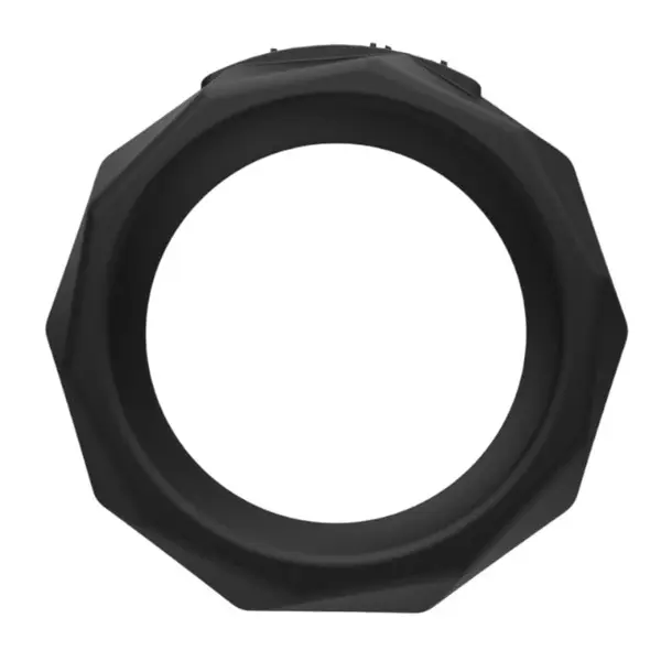 Inel pentru penis BATHMATE Power Rings Maximus 55, din silicon moale, design flexibil, diametru 5.5 cm, negru
