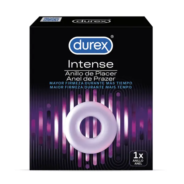 Inel pentru penis Durex – Pleasure, pentru menținerea erecției și intensificarea plăcerii, reutilizabil