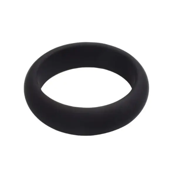Inel pentru penis RevRings - Cock Ring, pentru stimularea erectiei, din silicon, negru, 42mm