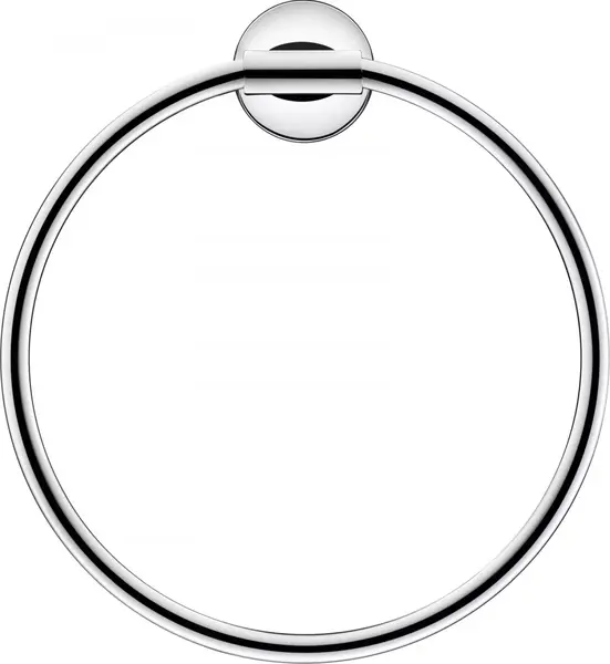 Inel prosop Duravit Starck T 0099471000, montare pe perete, 210 mm, Crom lucios