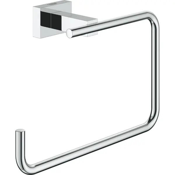 Inel prosop Grohe Essentials Cube 40510001, Fixare perete ascunsa, Argintiu