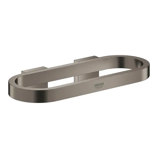 Inel prosop Grohe Selection 41035AL0, 200 mm, montare pe perete, fixare ascunsa, mat, Hard Graphite