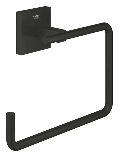 Inel prosop Grohe Start Cube, 190mm, montare pe perete, negru