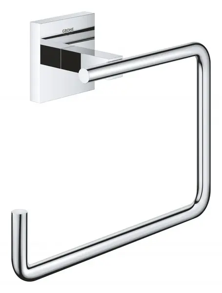 Inel prosop Grohe Start Cube 40975000, 200 mm, 1 bara, montare pe perete, fixare ascunsa, Crom