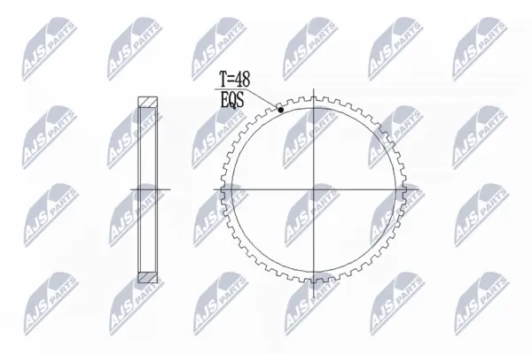 Inel senzor, ABS NTY NZA-VV-002