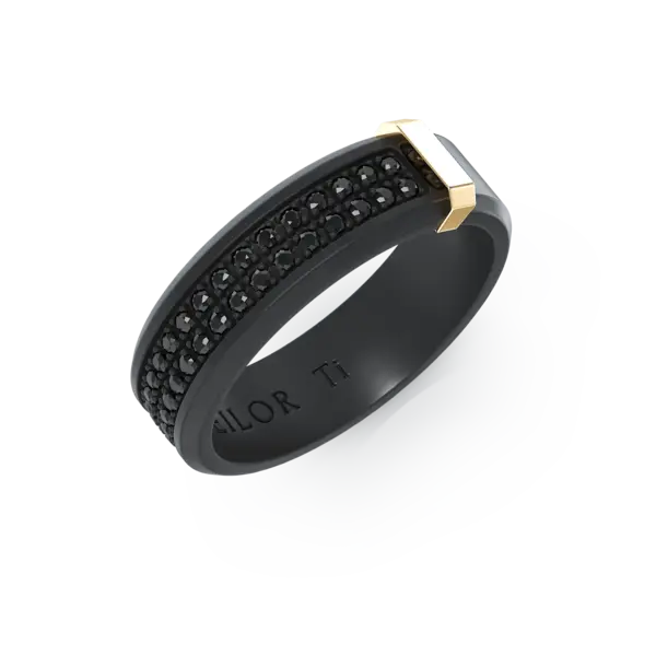 Inel Skyline Sleek Black