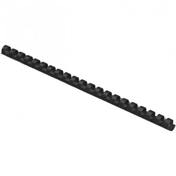 Inele plastic pentru indosariere Office Cover, 51 mm, negru, set 50 bucati