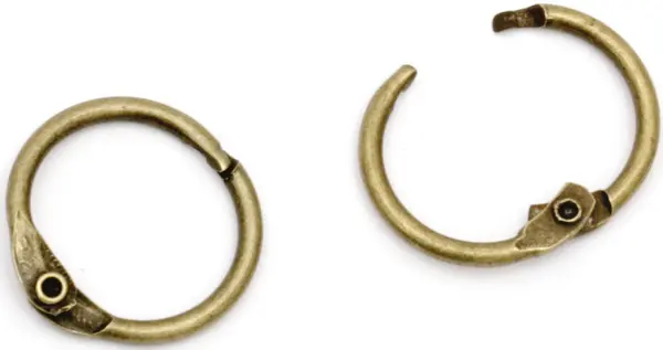 Inelul albumului Em Art - Blocabilă, 1.5 x 0.2 cm, bronz (4 buc.)