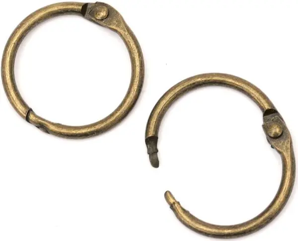 Inelul albumului Em Art - Blocabilă, 2.5 x 0.2 cm, bronz(4 buc)