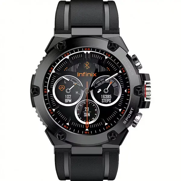 Infinix Ceas inteligent Infinix XWatch 3GT XW3GT, Ecran IPS 1.53, Bluetooth, Autonomie 10 zile, Android/iOS, Gri