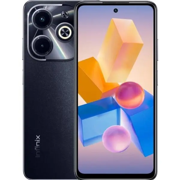 Infinix Telefon Mobil Infinix Hot 40i, Procesor Unisoc T606, IPS LCD 6.56, 4GB RAM, 128GB Flash, Camera Duala 50 + 0.08 MP, Wi-Fi, 4G, Dual Sim, Android, Negru